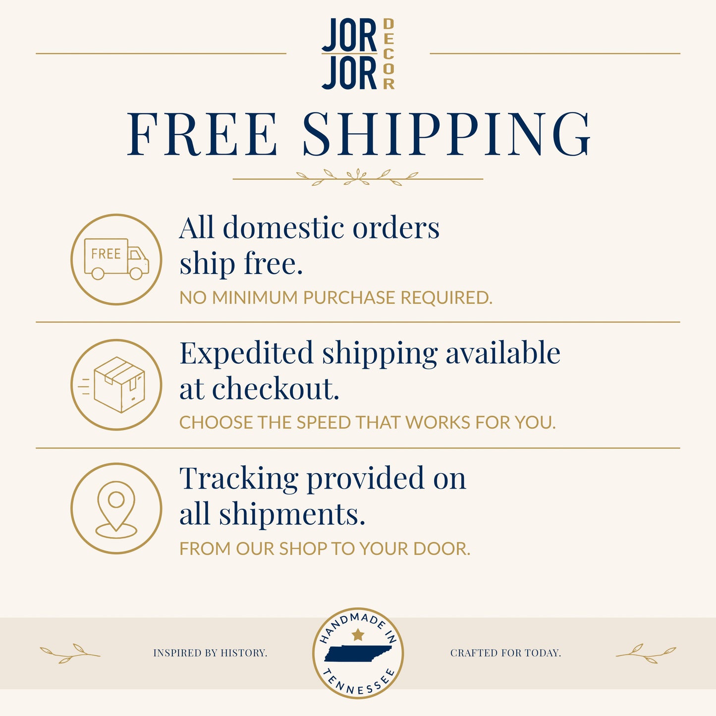 a flyer for a free shipping company