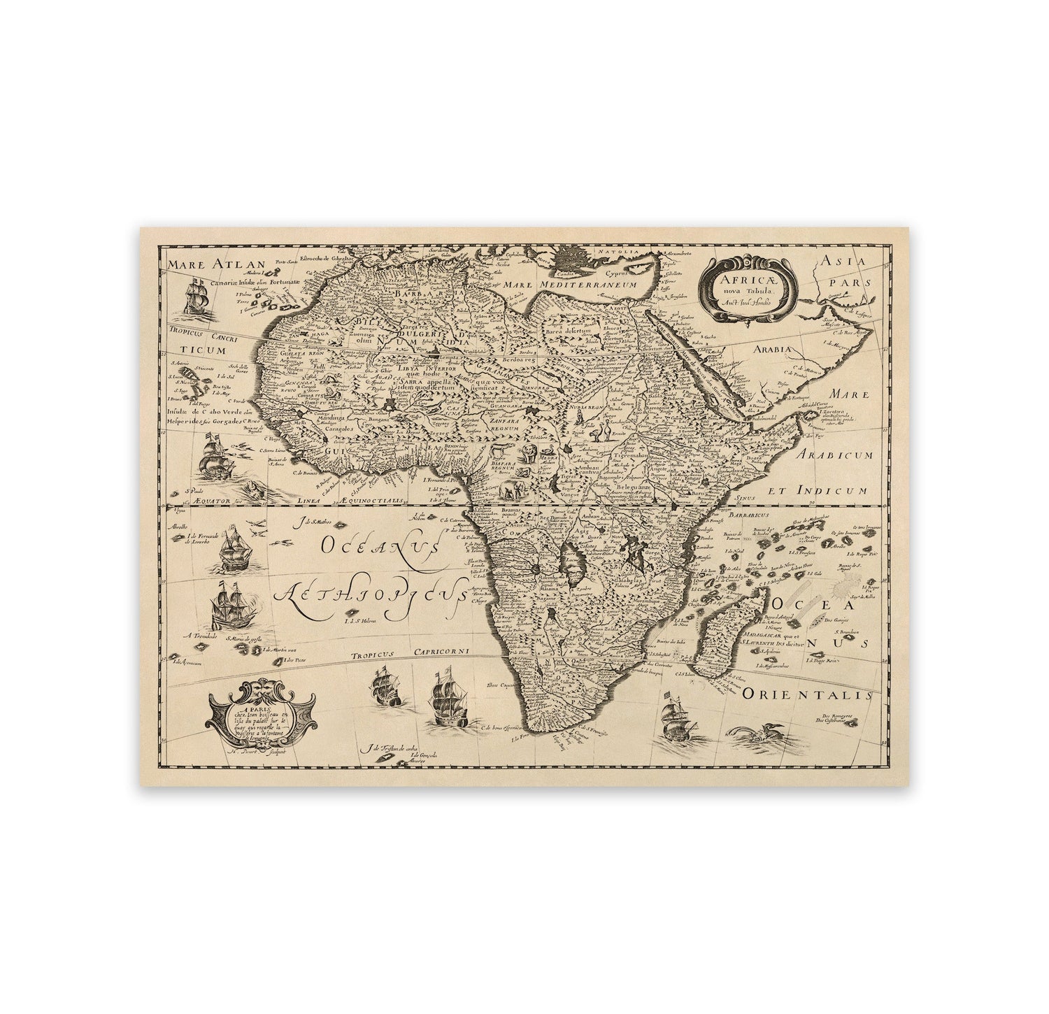 Maps of Africa and the Middle East