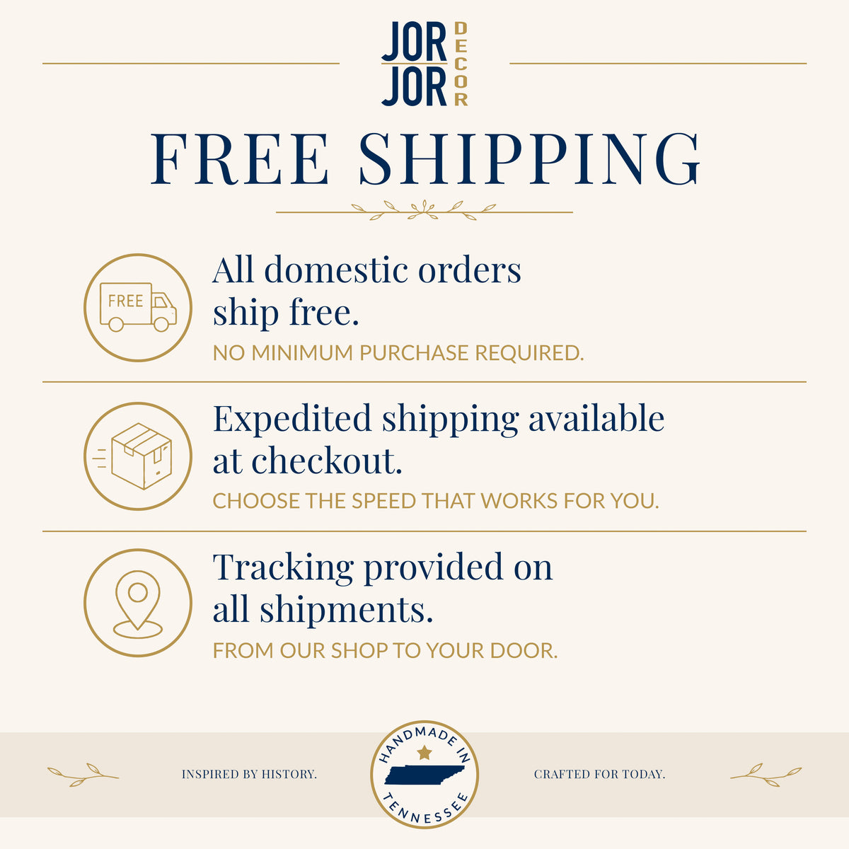 a flyer for a free shipping company