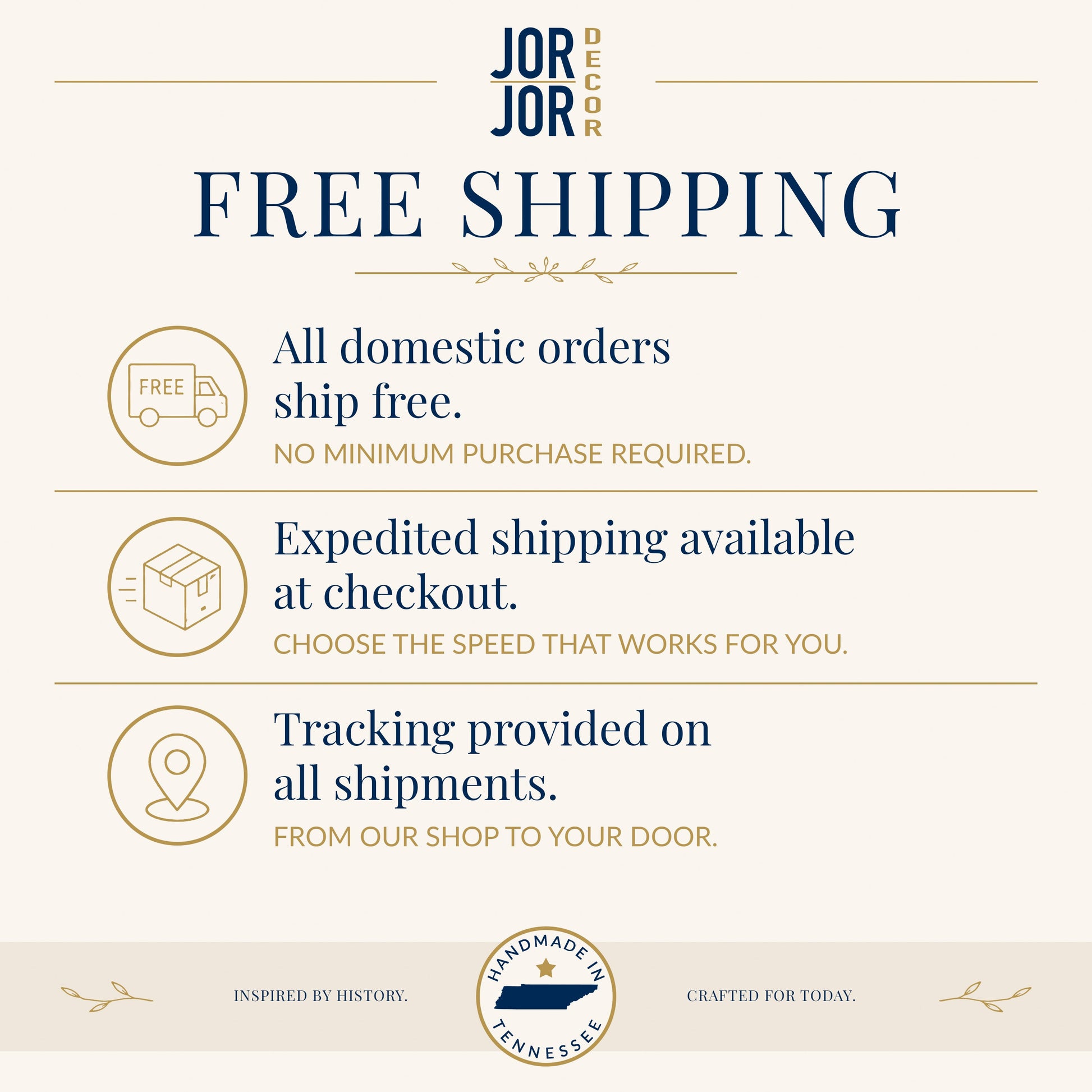 a flyer for a free shipping company