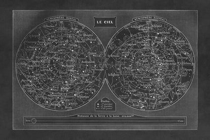 Constellation Map Print, AM4