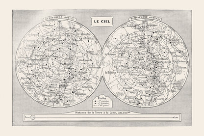 Constellation Map Print, AM4