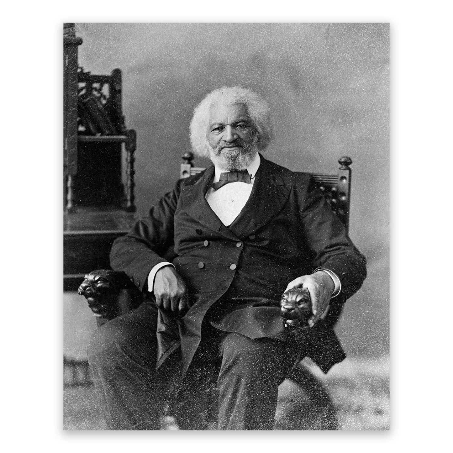 Frederick Douglass Portrait, Vintage Style Print