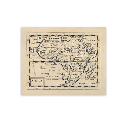 Map of Africa Print