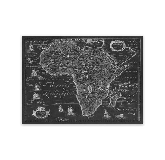 Map of Africa Print