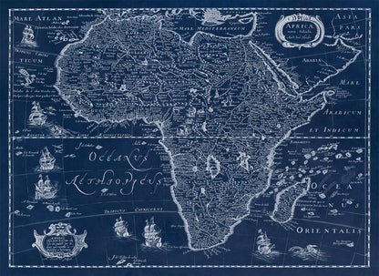 Map of Africa Print