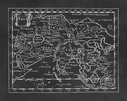 Map of Asia Print