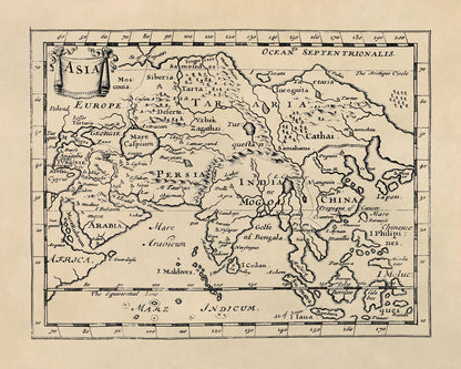 Map of Asia Print