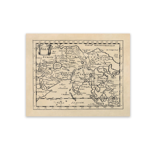 Map of Asia Print