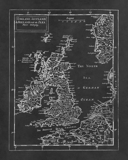 Map of Britain Print