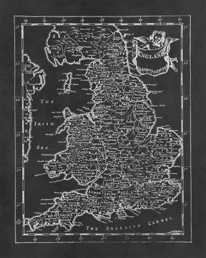 Map of England Print