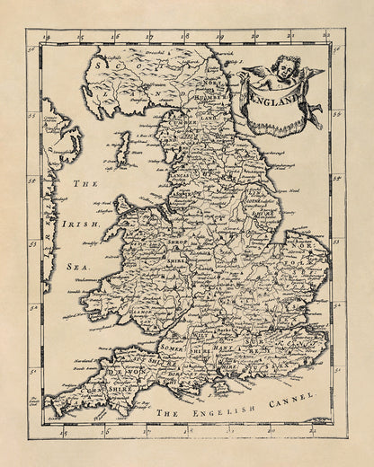 Map of England Print