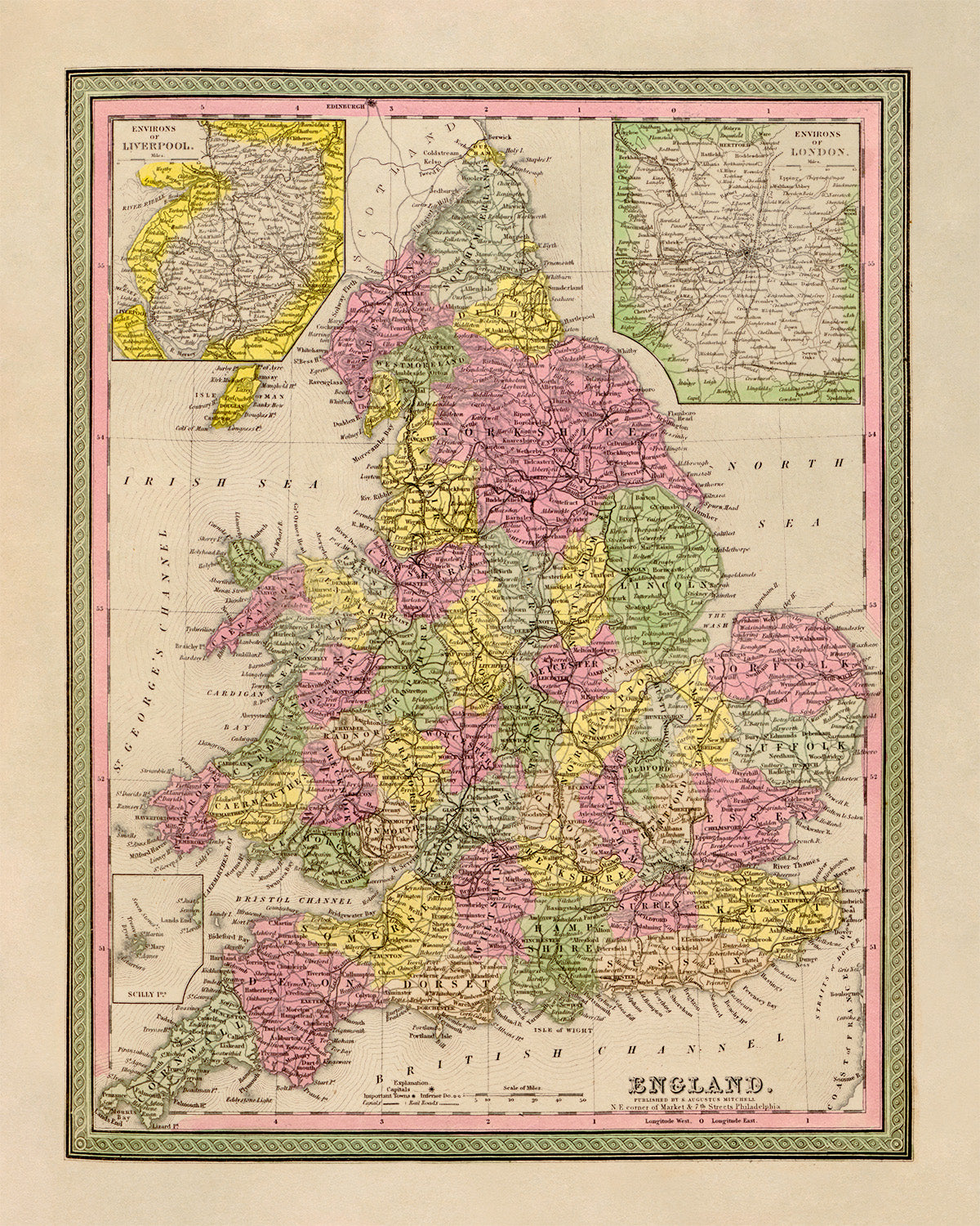 Map of England Print