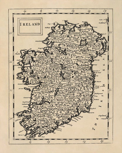 Ireland Map Print