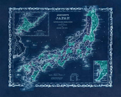 Japan Map Print